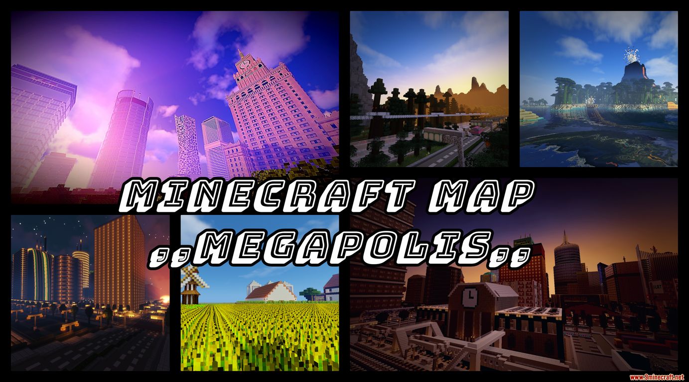 Megapolis Map 1.14.4 for Minecraft 1