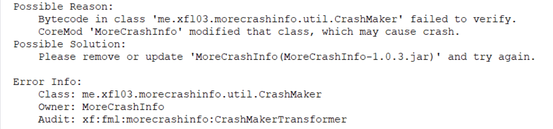 MoreCrashInfo Mod (1.19.3, 1.18.2) - Display More Info in the Crash Report 4