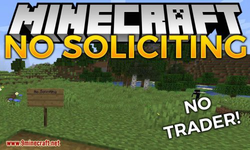 No Soliciting Mod 1.16.5, 1.15.2 (Keep Those Pesky Traders at Bay) Thumbnail