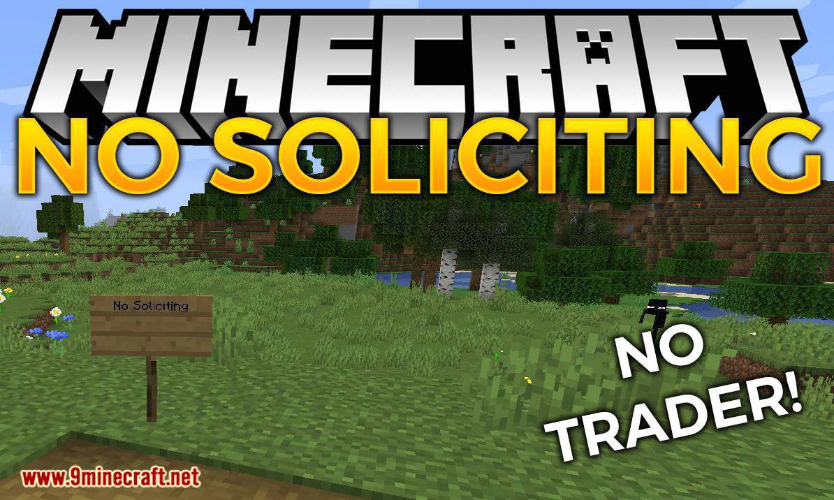 No Soliciting Mod 1.16.5, 1.15.2 (Keep Those Pesky Traders at Bay) 1