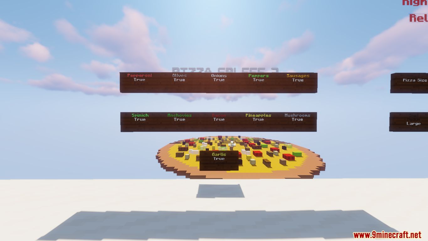 Pizza Spleef 2 Map 1.14.4 for Minecraft 8