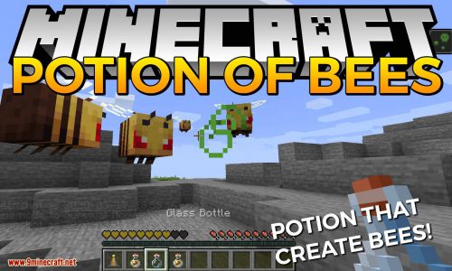 Potion of Bees Mod (1.21, 1.20.1) – Guaranteed to Cure what Ails You Thumbnail