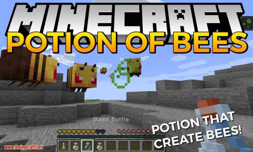 Potion of Bees Mod (1.20.1, 1.19.2) – Guaranteed to Cure what Ails You Thumbnail