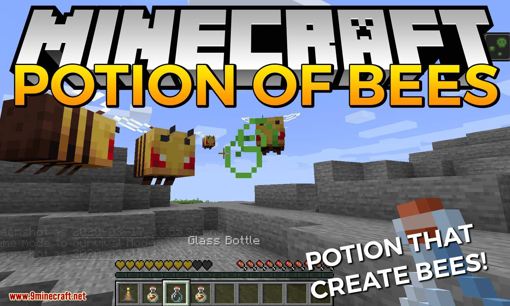 Potion of Bees Mod (1.20.1, 1.19.2) - Guaranteed to Cure what Ails You 1