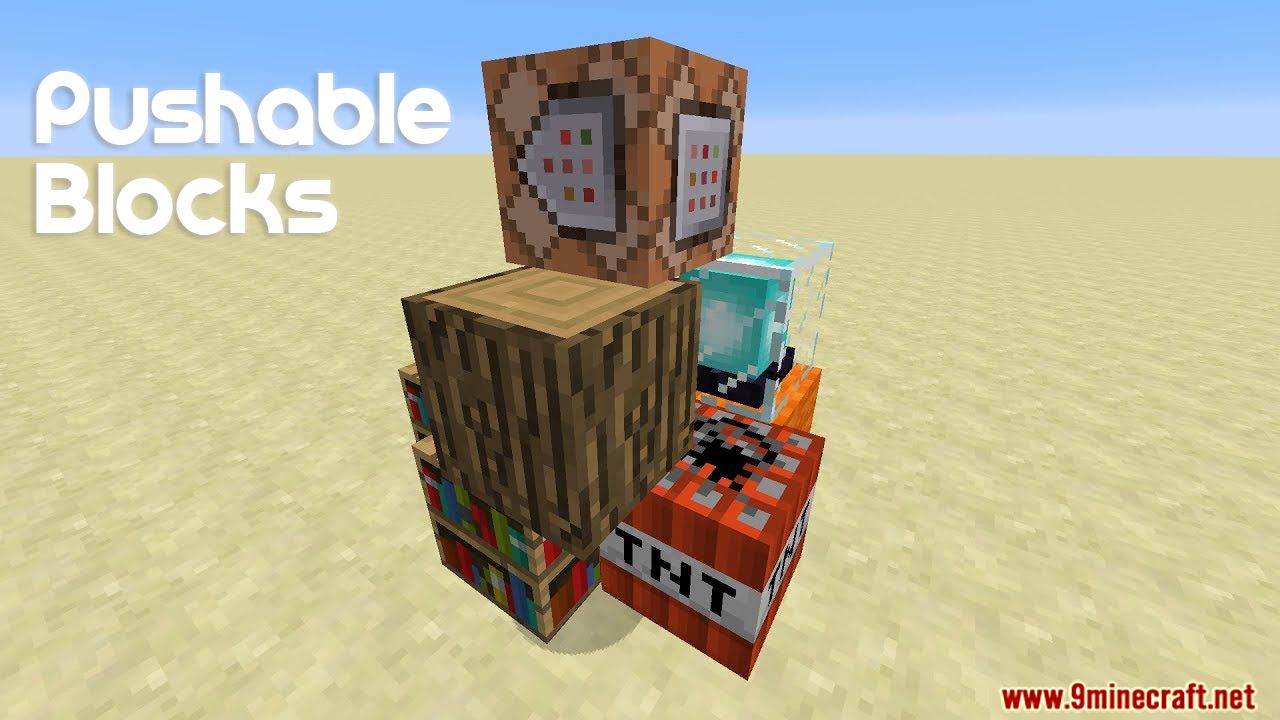 Pushable Blocks Data Pack 1.15.2 (Yes, Now You Can Push Blocks Without Mods) 1