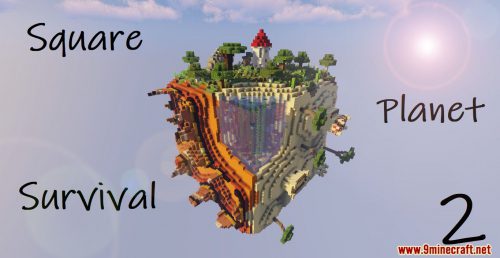Square Planet Survival 2 Map 1.14.4 for Minecraft Thumbnail