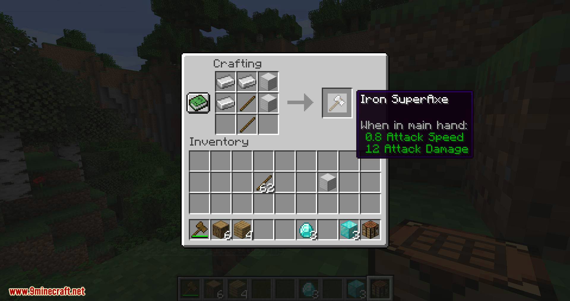 Super Axes Mod 1.16.5 (Vanilla Tree-Chopper) 8