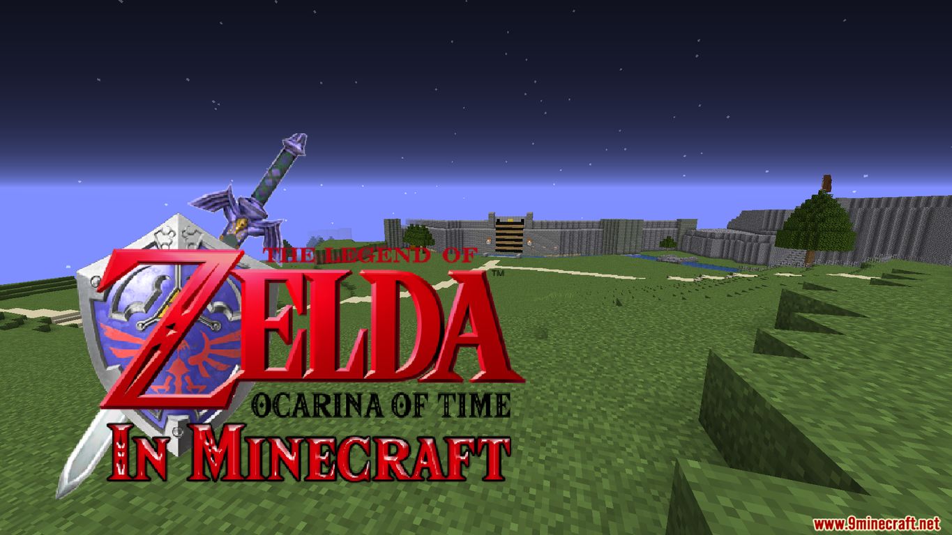 The Legend of Zelda Ocarina of Time Map 1.14.4 for Minecraft 1