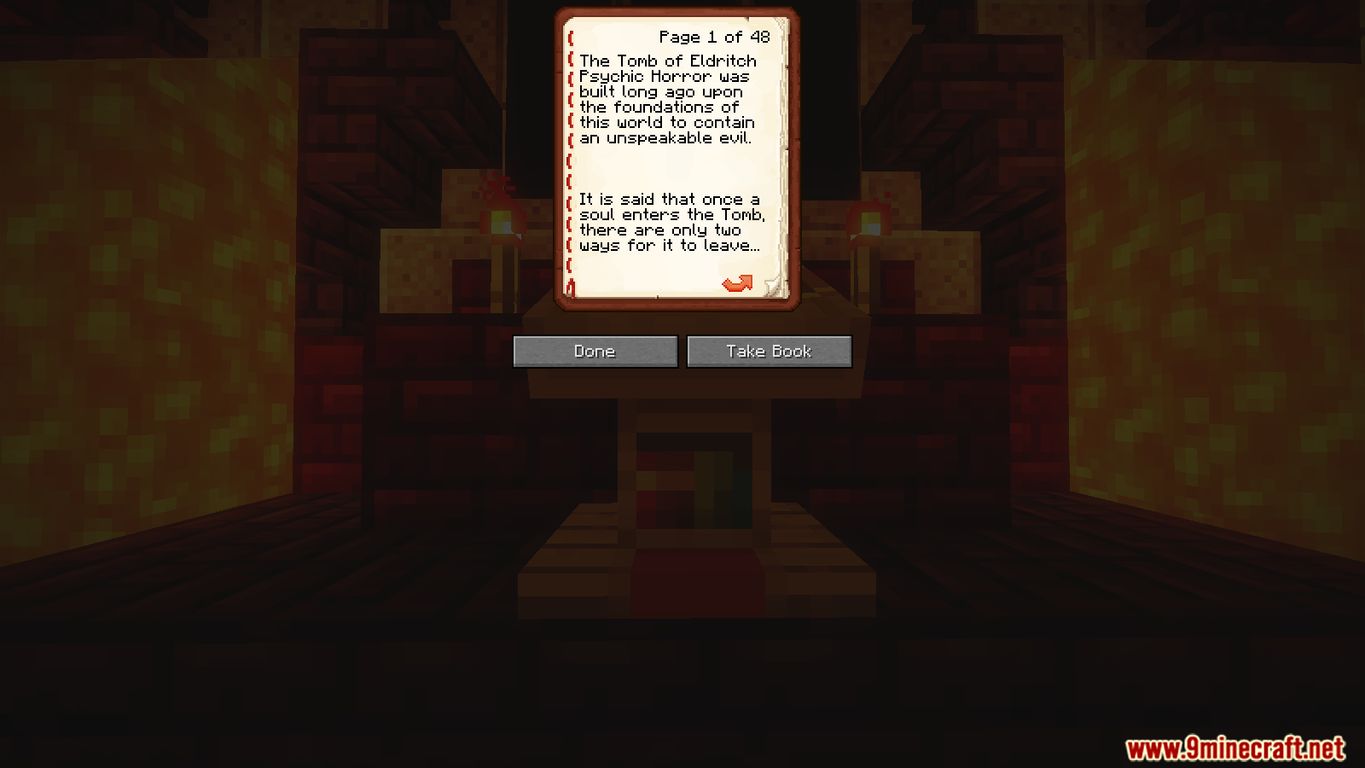 The Tomb of Eldritch Psychic Horror Map 1.14.4 for Minecraft 7