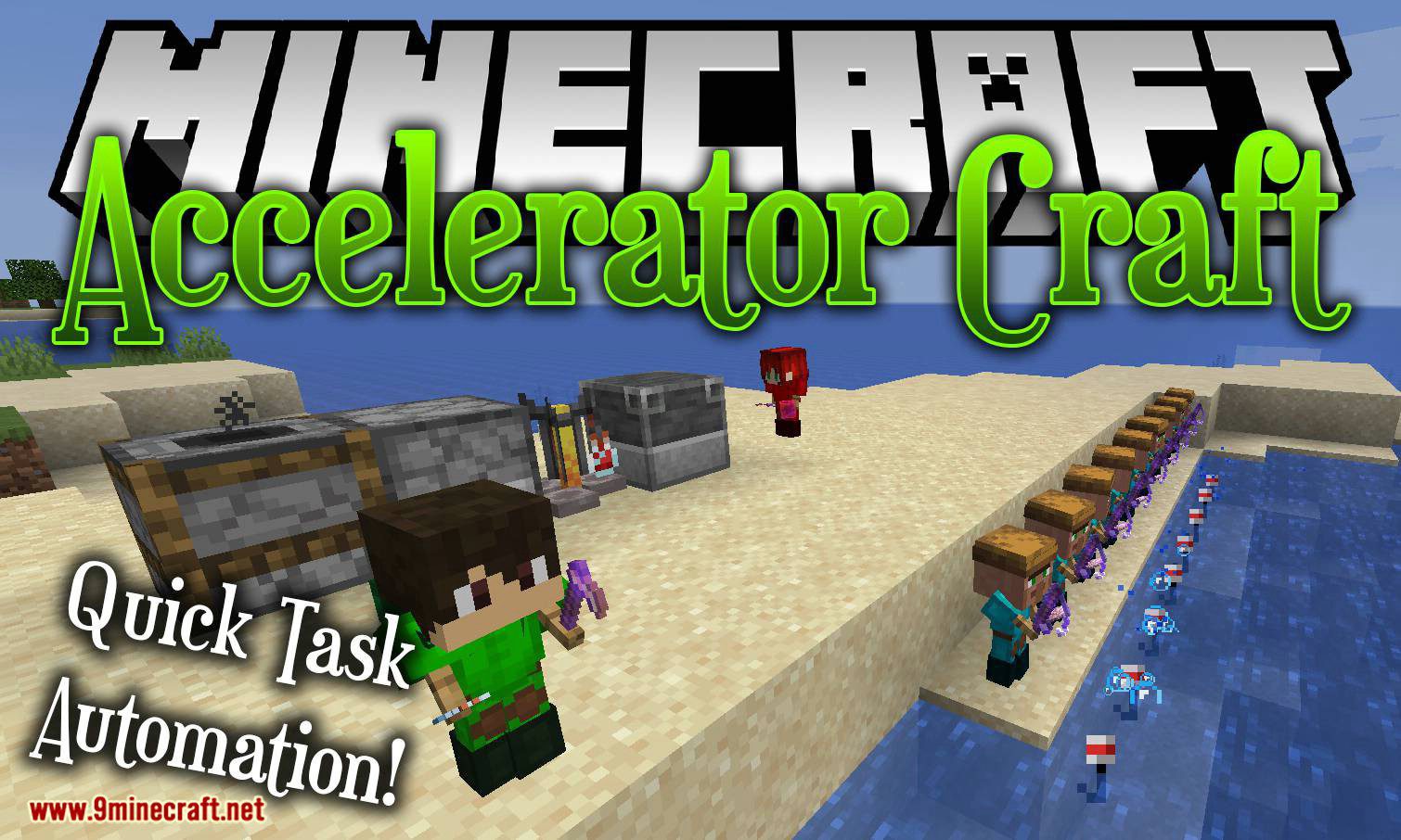 AcceleratorCraft Mod 1.16.5, 1.15.2 (Quick Task Automation) 1