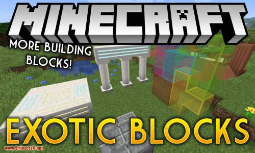 Exotic Blocks Mod (1.19.2, 1.18.2) – Fancy & Novel Building Blocks Thumbnail