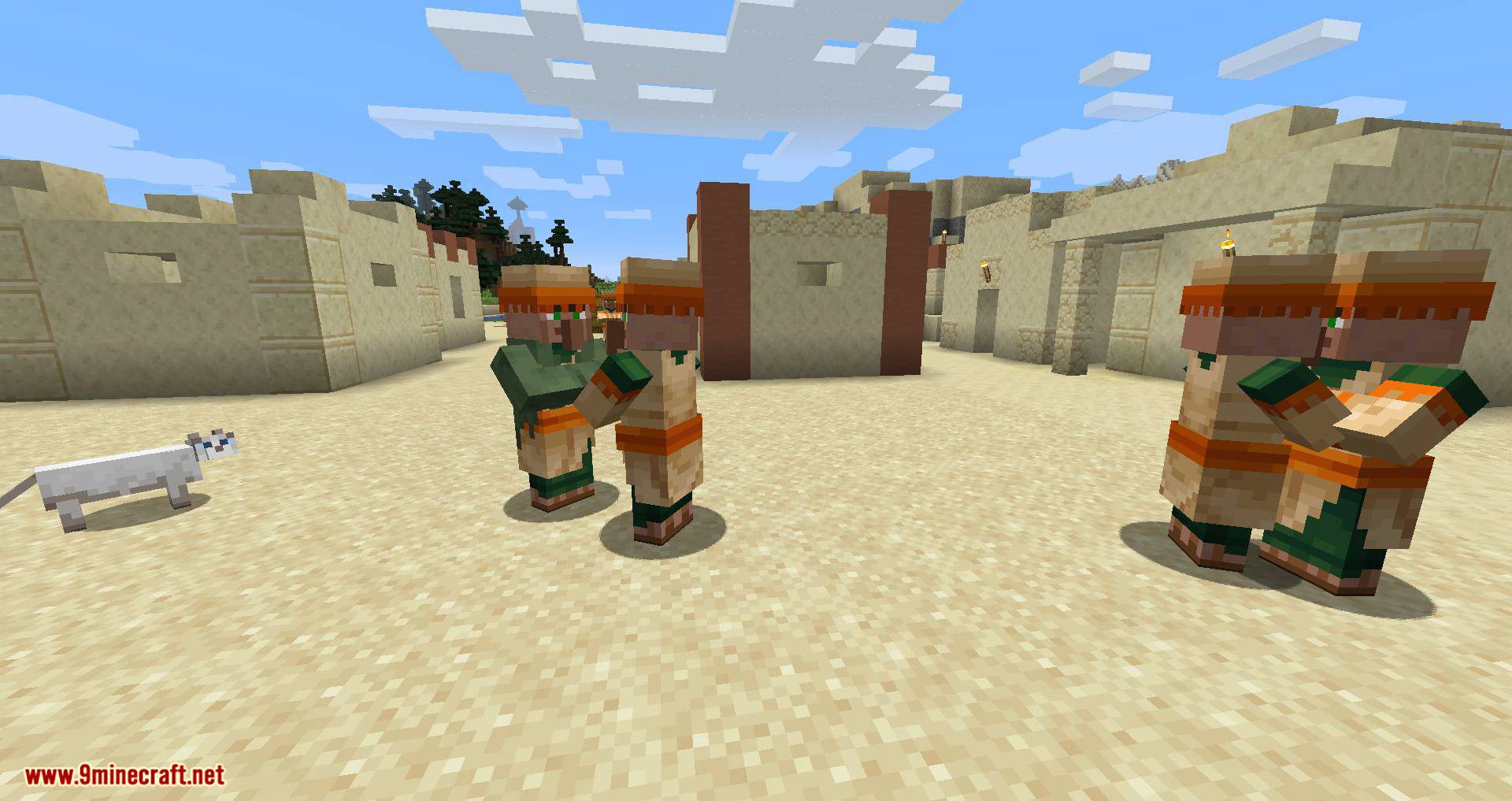 All Mobs Attack Villagers Mod 1.15.2, 1.14.4 (More Chaos in the Village in Night) 2