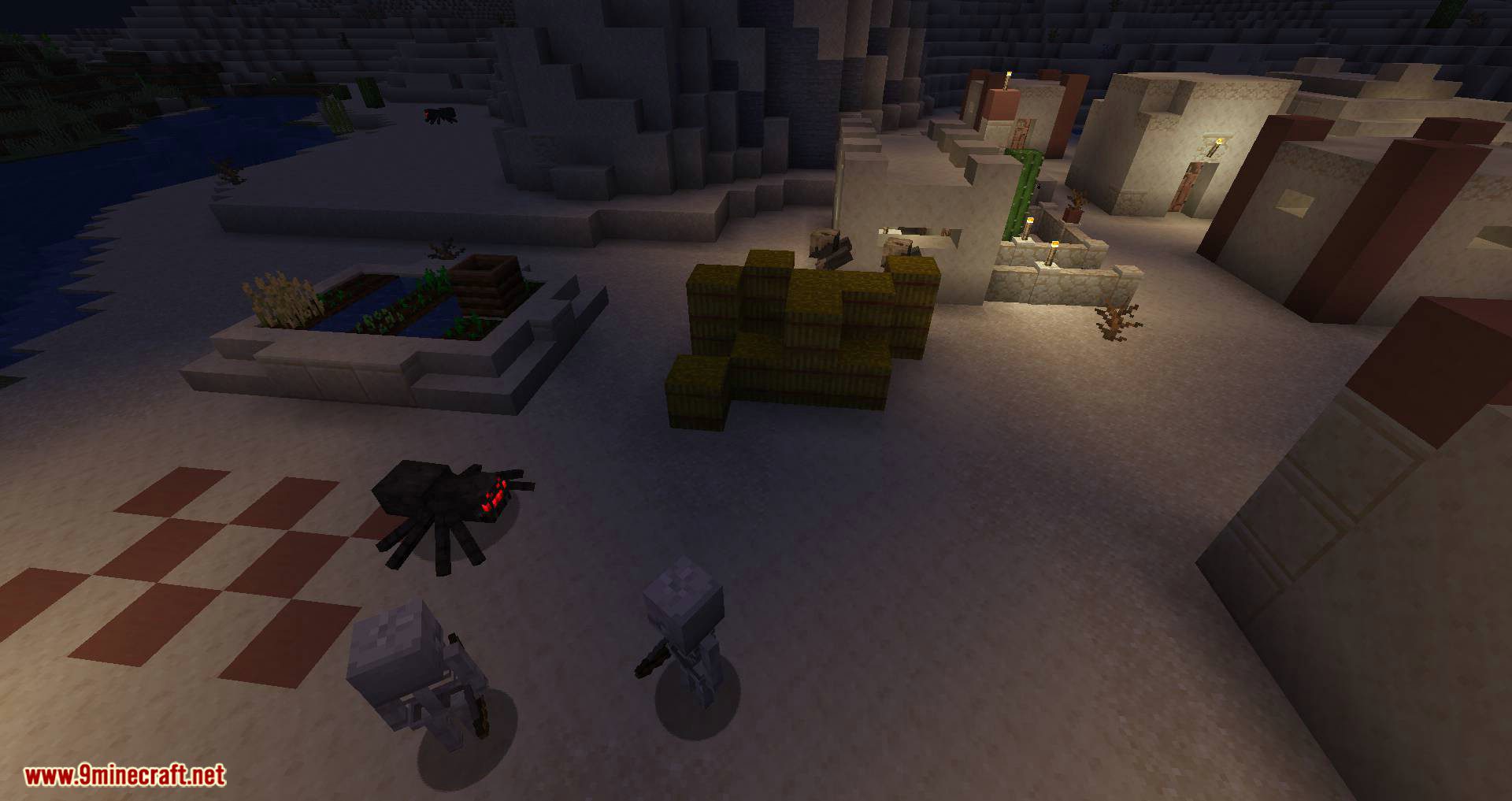 All Mobs Attack Villagers Mod 1.15.2, 1.14.4 (More Chaos in the Village in Night) 3