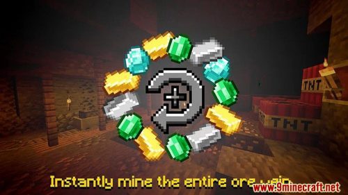 Auto Utilities: Vein Mining Data Pack (1.18, 1.17.1) – Mining Easier with Automation Thumbnail