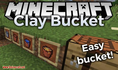 Clay Bucket Mod 1.15.2, 1.12.2 (Easy Bucket at the Early Game) Thumbnail