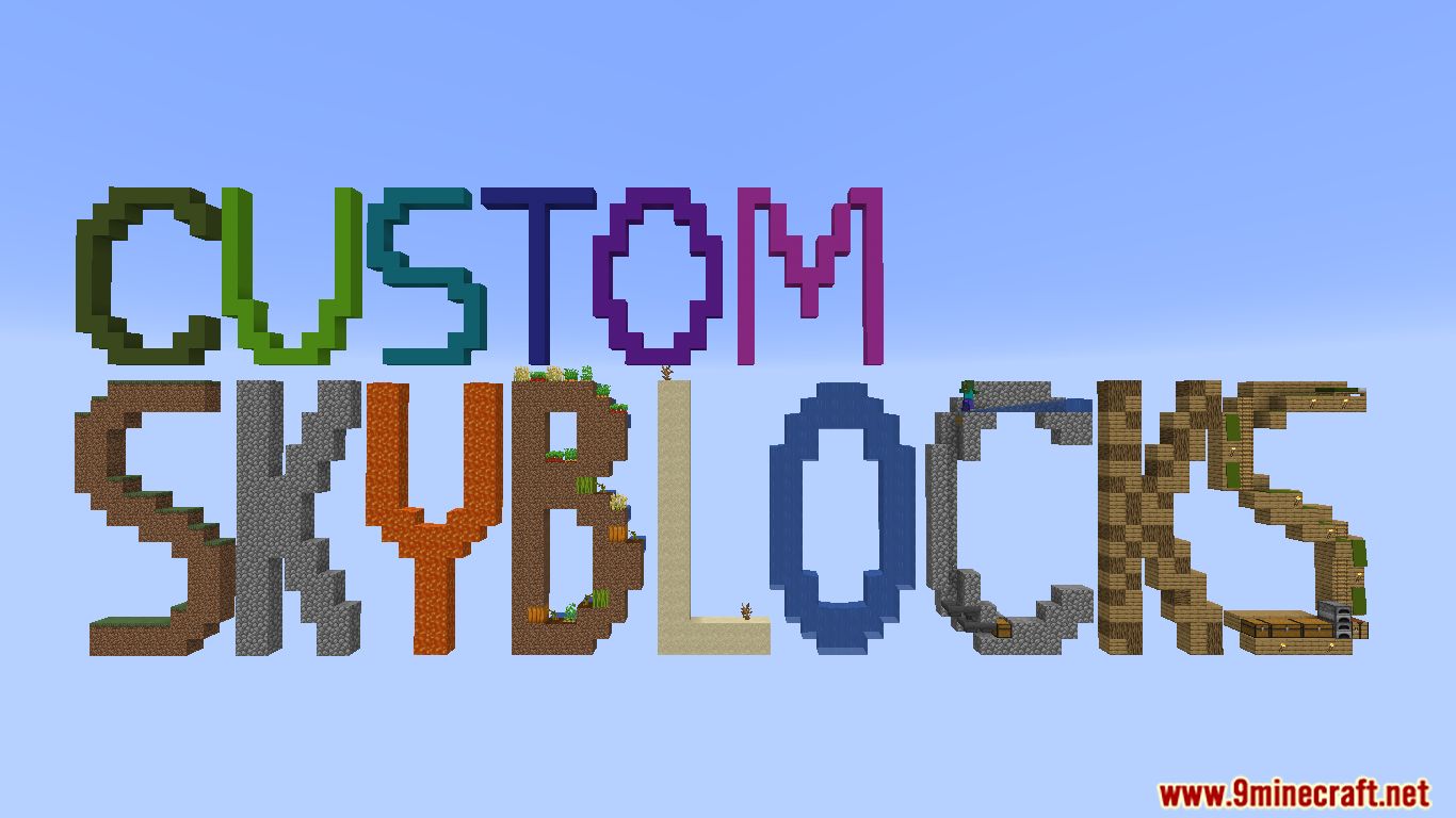 Custom SkyBlocks Map 1.14.4 for Minecraft 1