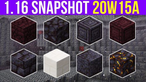 Minecraft 1.16 Snapshot 20w15a (New Blocks, Basalt Deltas Biome) Thumbnail