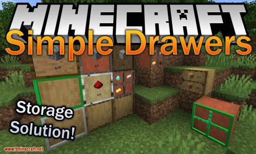 Simple Drawers Mod (1.16.5, 1.15.2) – Very Nice Storage Solution Thumbnail