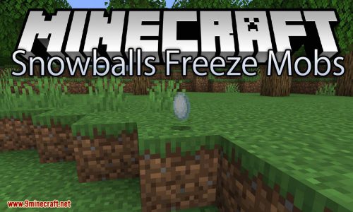 Snowballs Freeze Mobs Mod (1.21, 1.20.1) – Snowballs is More Powerful Now Thumbnail