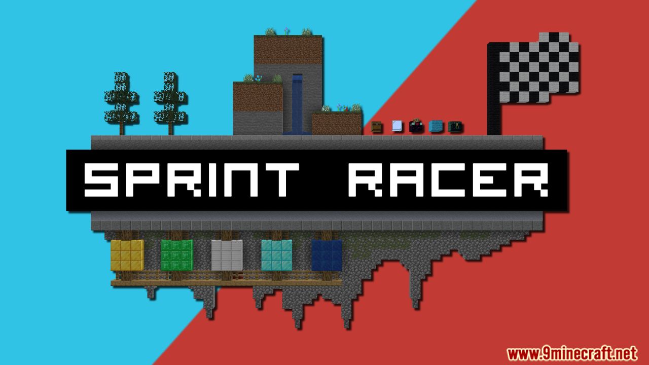 Sprint Racer Map (1.18.2, 1.16.5) - Combat Racing Minigame 1