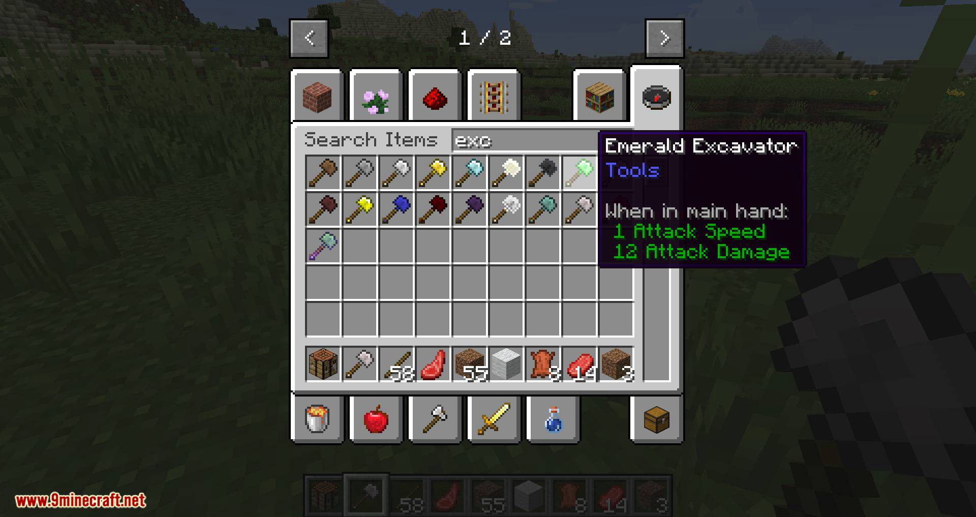 Vanilla Excavators Mod (1.18.2, 1.17.1) - Better Shovels 12