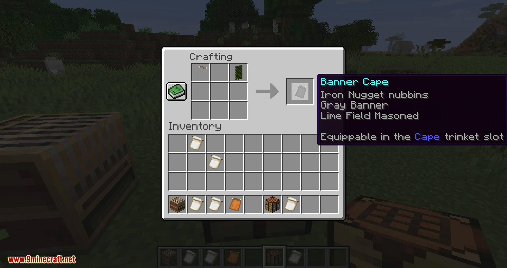 Banner Capes Mod (1.16.5, 1.15.2) - Wear a Banner as a Cape 5