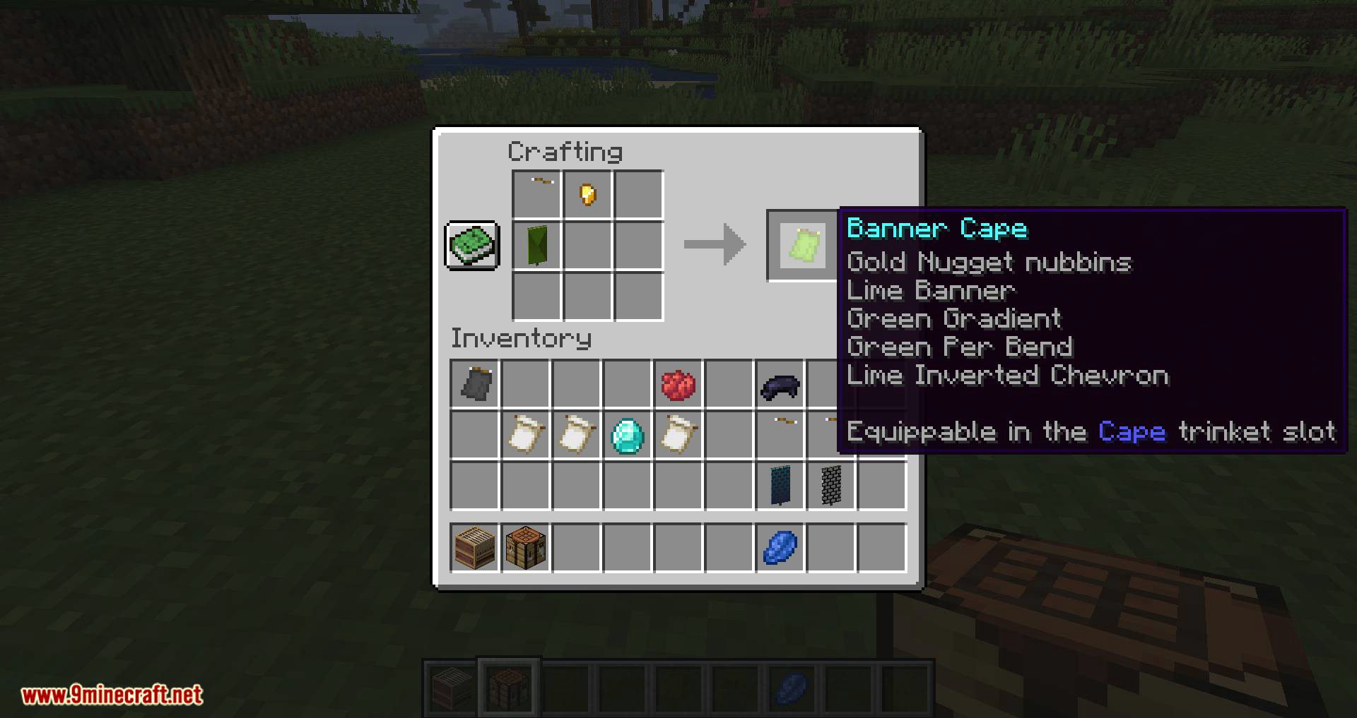 Banner Capes Mod (1.16.5, 1.15.2) - Wear a Banner as a Cape 15