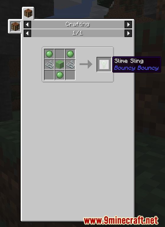 Bouncy Bouncy Mod 1.15.2 (Slime Boots, Slime Sling) 3