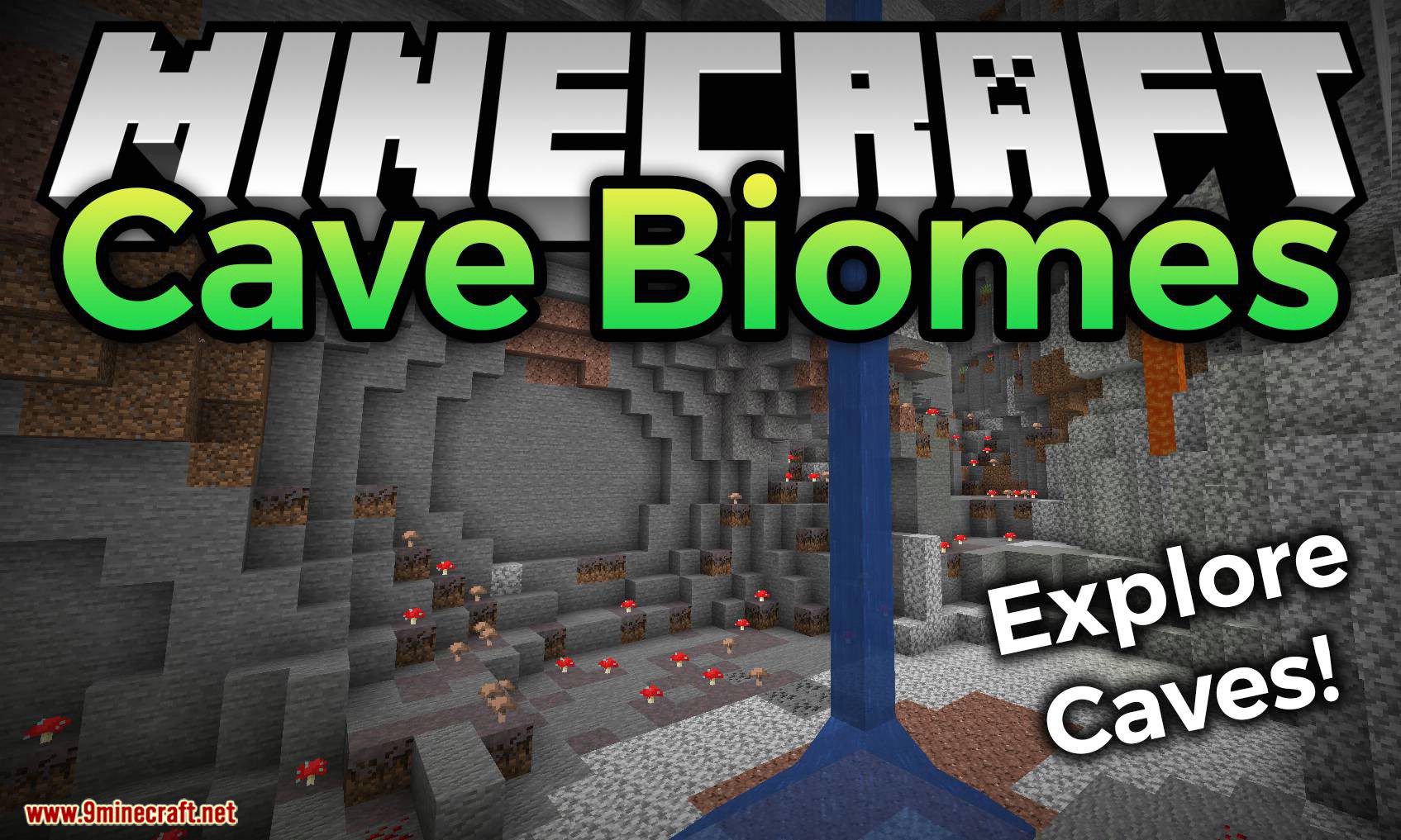 Cave Biomes Mod 1.17.1, 1.16.5 (Exploring Cave More Fun) 1