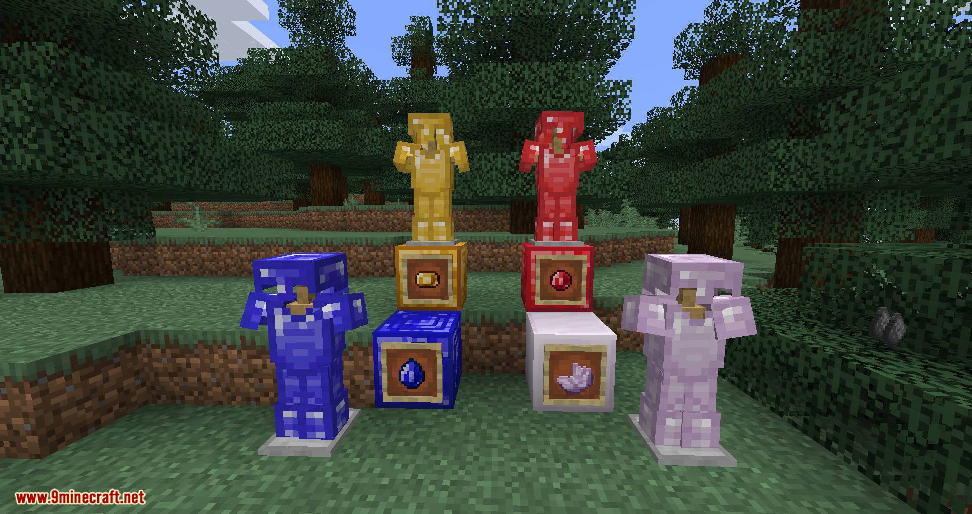 Gems and Crystals Mod (1.20.1, 1.19.4) - Ruby, Sapphire, Emerald, Topaz, Amethyst 4