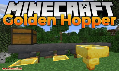 Golden Hopper Mod (1.21.1, 1.20.1) – Hoppers Can Filter Items Thumbnail