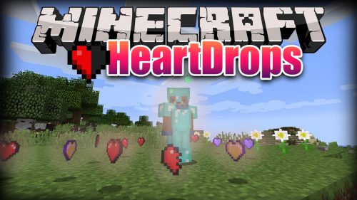 HeartDrops Mod 1.12.2 (Standard Gameplay, Health Generation, Combat) Thumbnail