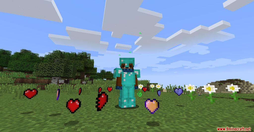 HeartDrops Mod 1.12.2 (Standard Gameplay, Health Generation, Combat) 8