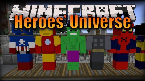 Heroes’ Universe Mod 1.12.2 (Bosses, Heroes, Marvel, DC) Thumbnail