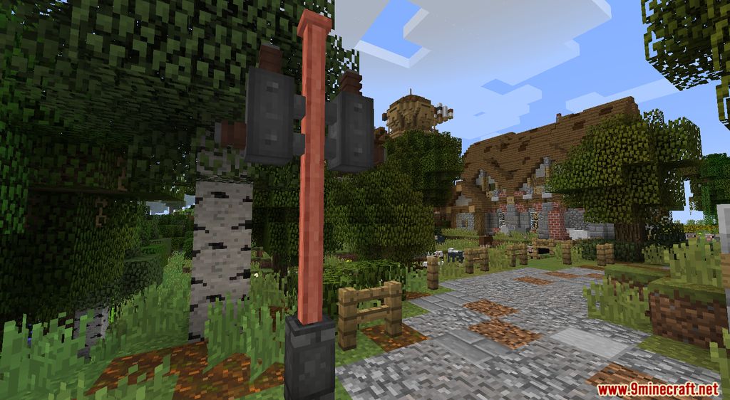 Immersive Posts Mod (1.19.2, 1.18.2) - Customizable Posts, Decorations 2