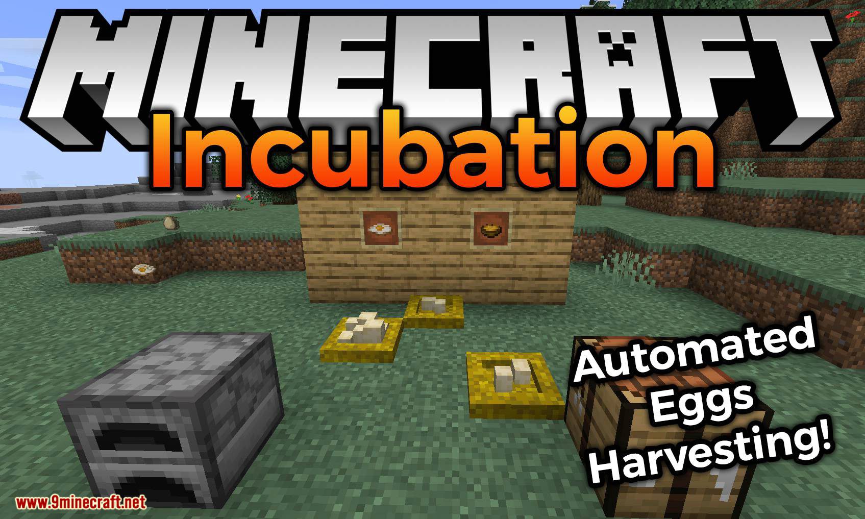 Incubation Mod (1.19.2, 1.18.2) - Automated Eggs Harvesting 1