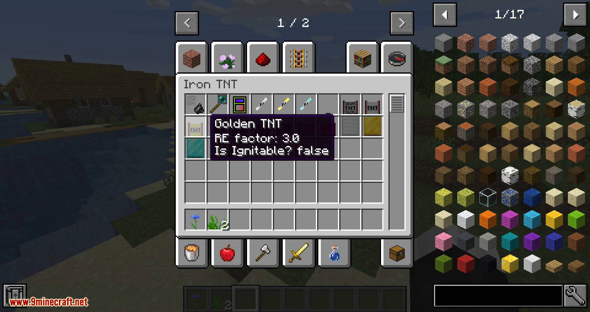 Iron TNT Mod 1.16.5, 1.15.2 (Tier TNTs, Explosive Barrels, Throwables) 14