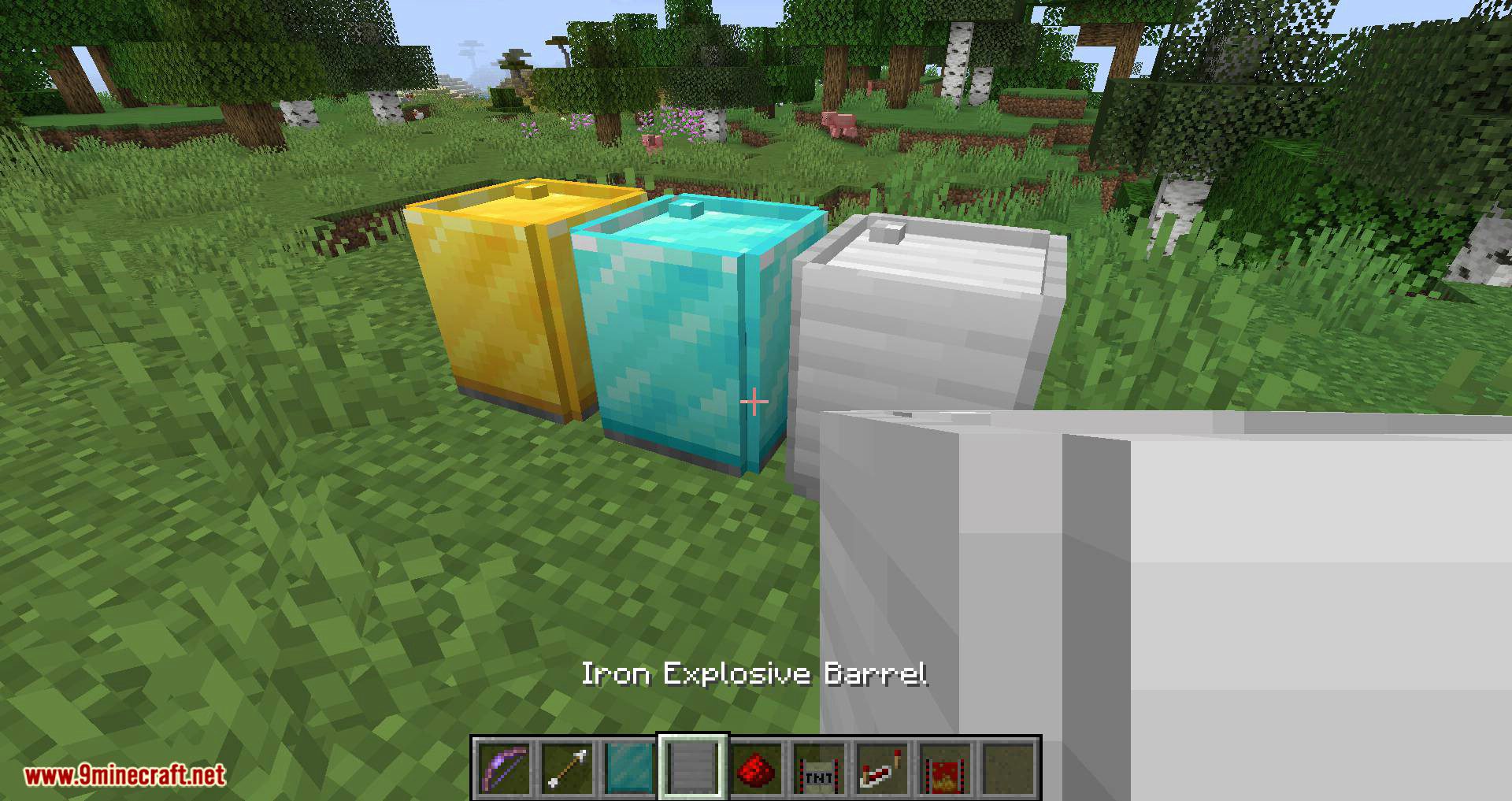 Iron TNT Mod 1.16.5, 1.15.2 (Tier TNTs, Explosive Barrels, Throwables) 21