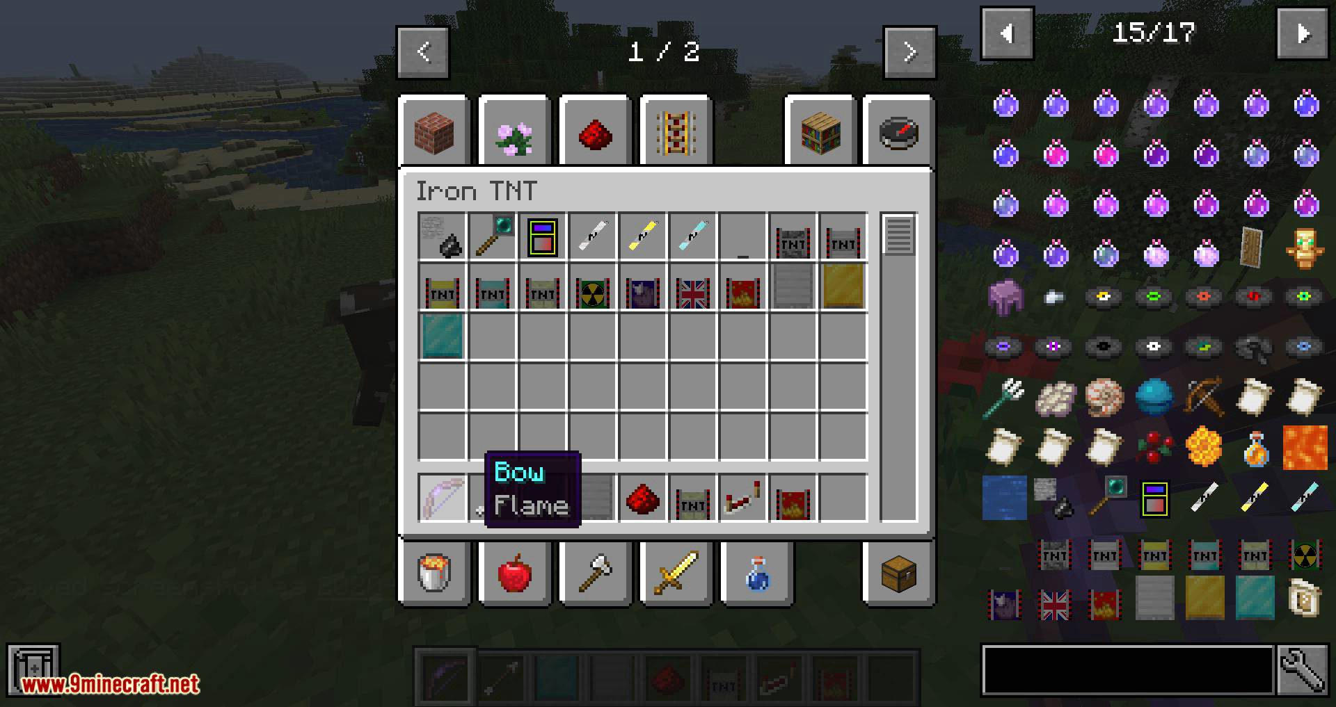 Iron TNT Mod 1.16.5, 1.15.2 (Tier TNTs, Explosive Barrels, Throwables) 22