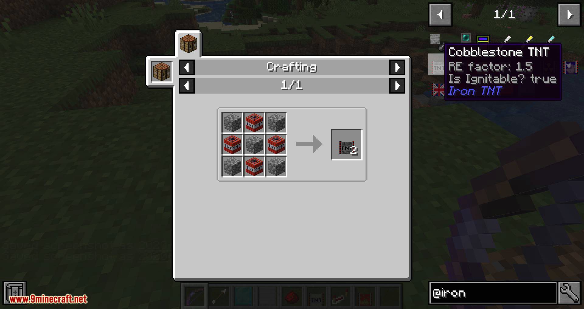 Iron TNT Mod 1.16.5, 1.15.2 (Tier TNTs, Explosive Barrels, Throwables) 27