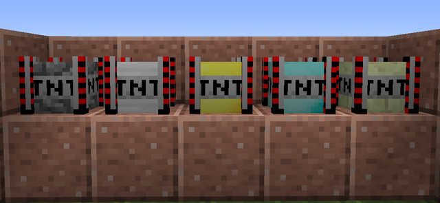 Iron TNT Mod 1.16.5, 1.15.2 (Tier TNTs, Explosive Barrels, Throwables) 2