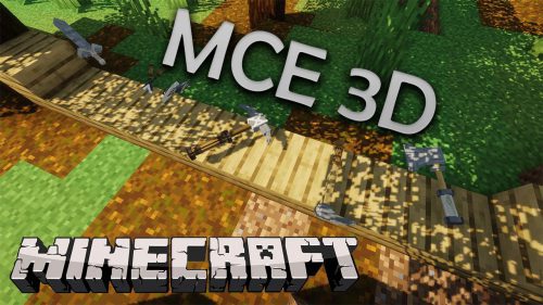 MCE Tools & Weapons 3D Resource Pack (1.20.4, 1.19.4) – Texture Pack Thumbnail