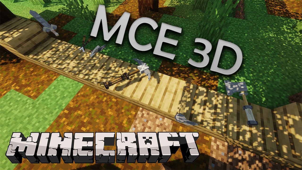 MCE Tools & Weapons 3D Resource Pack (1.20.4, 1.19.4) - Texture Pack 1