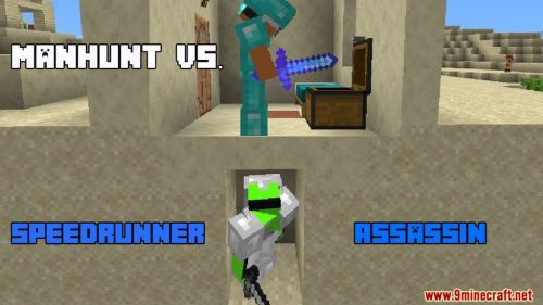 Manhunt vs. (Speedrunner vs. Assassin) Data Pack (Brutal Hide and Seek) Thumbnail