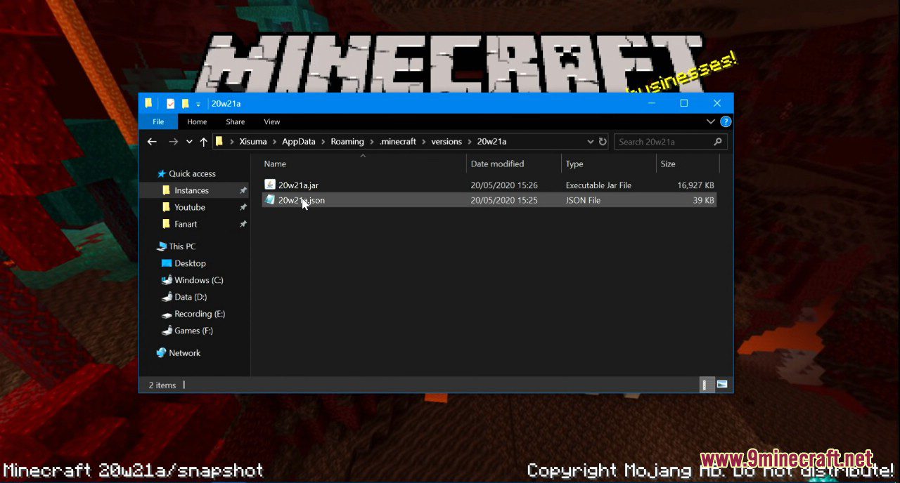 Minecraft 1.16 Snapshot 20w21a (Custom World Generation) 8