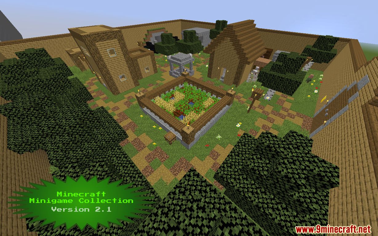 Minecraft Minigame Collection Map 1.14.4 for Minecraft 1