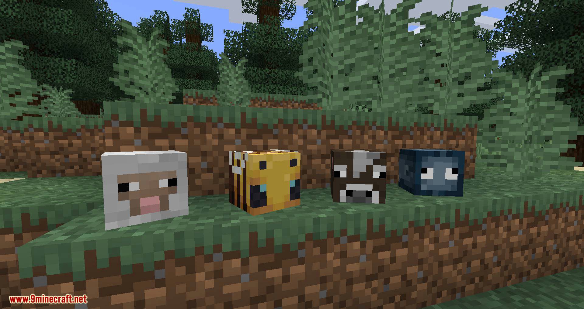 Mob Heads Mod 1.16.5, 1.15.2 (Many Cool Heads) 12