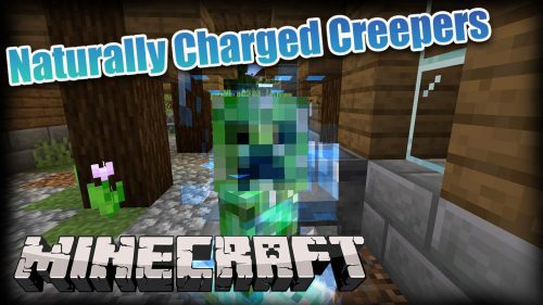 Naturally Charged Creepers Mod (1.21, 1.20.1) – Game Difficulty Increase Thumbnail