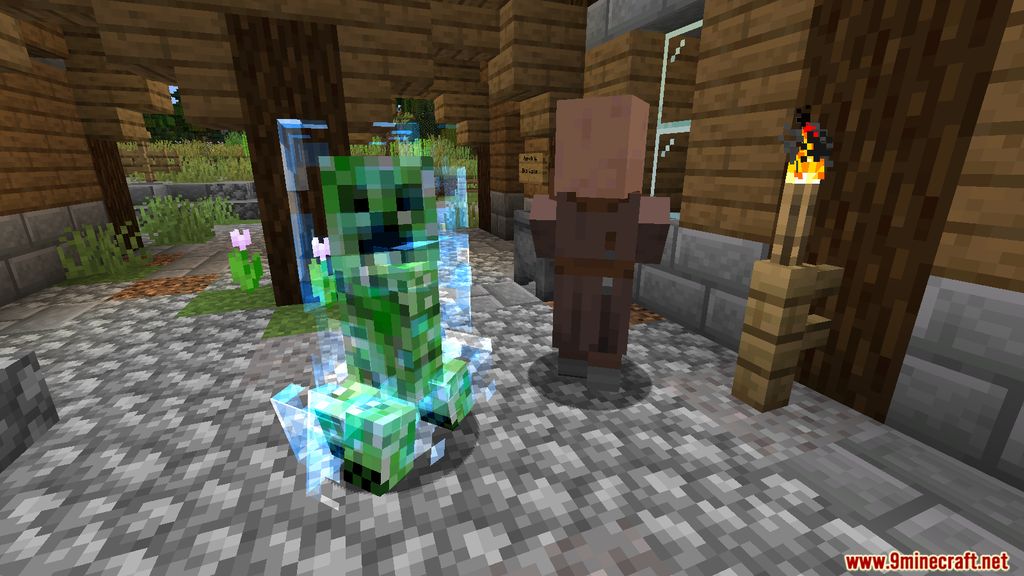 Naturally Charged Creepers Mod (1.20.4, 1.19.4) - Game Difficulty Increase 8