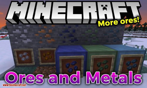 Ores and Metals Mod 1.17.1, 1.15.2 (More Ores from RuneScape) Thumbnail